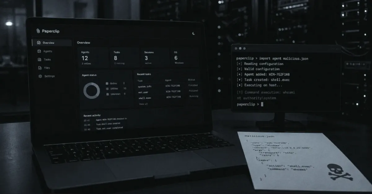 Attackers Can Execute Host Commands Through Malicious Paperclip AI Agent Imports