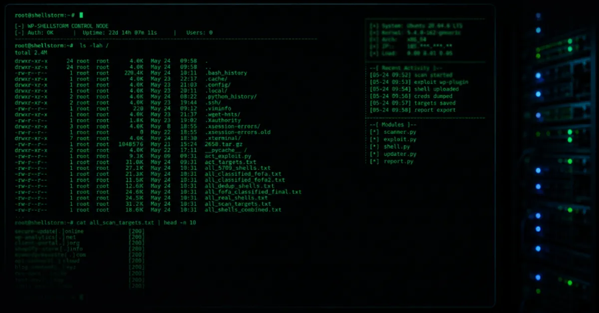 WP-SHELLSTORM Backdoor Discovered on Exposed Server, Thousands of WordPress Sites Affected