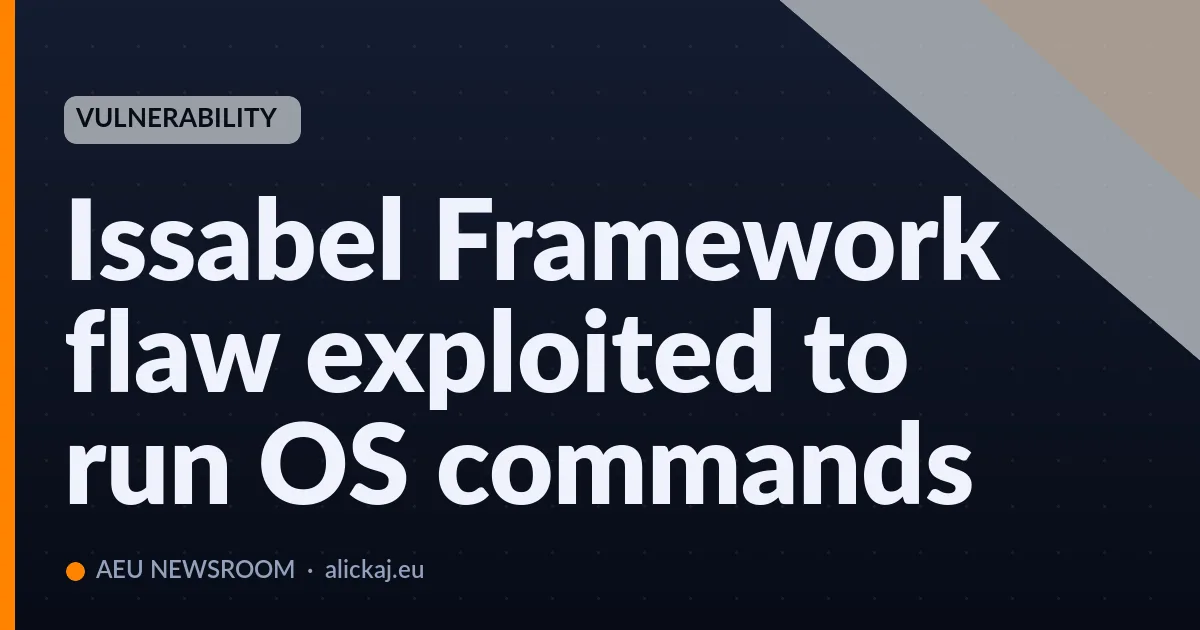 Issabel Framework flaw exploited to run OS commands