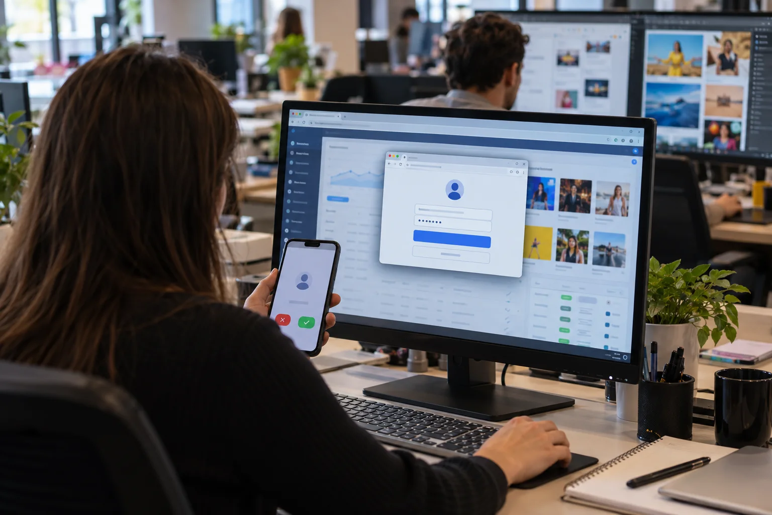 I portali di phishing a tema IA permettono agli operatori di pilotare il furto di account pubblicitari