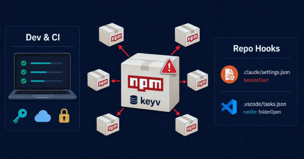 NPM Worm Linked to Keyv Poisons Packages, Targets Developer Tools