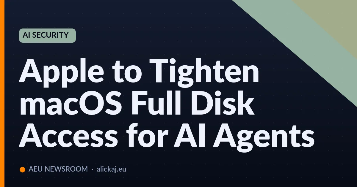 Apple rafforzerà l'accesso completo al disco di macOS per gli agenti AI