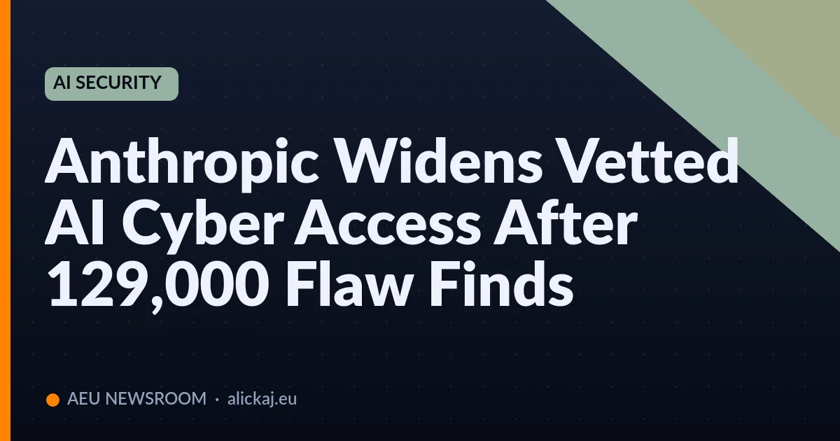 Anthropic amplia l'accesso AI informatico verificato dopo 129.000 vulnerabilità trovate