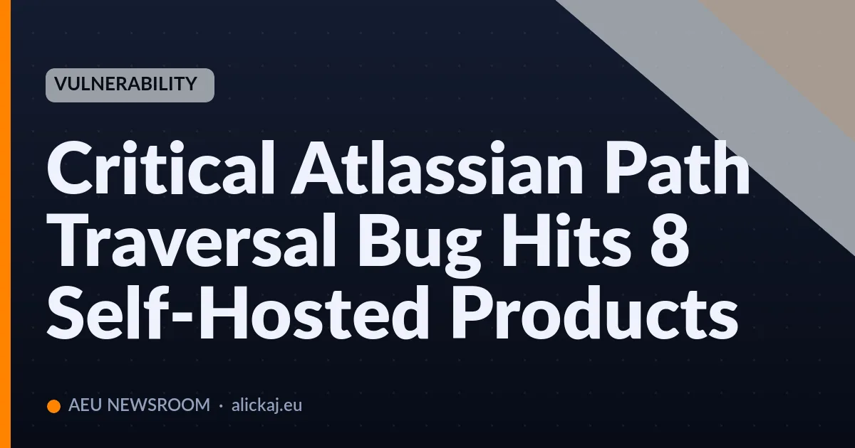 Critica vulnerabilità di path traversal in Atlassian colpisce 8 prodotti self-hosted
