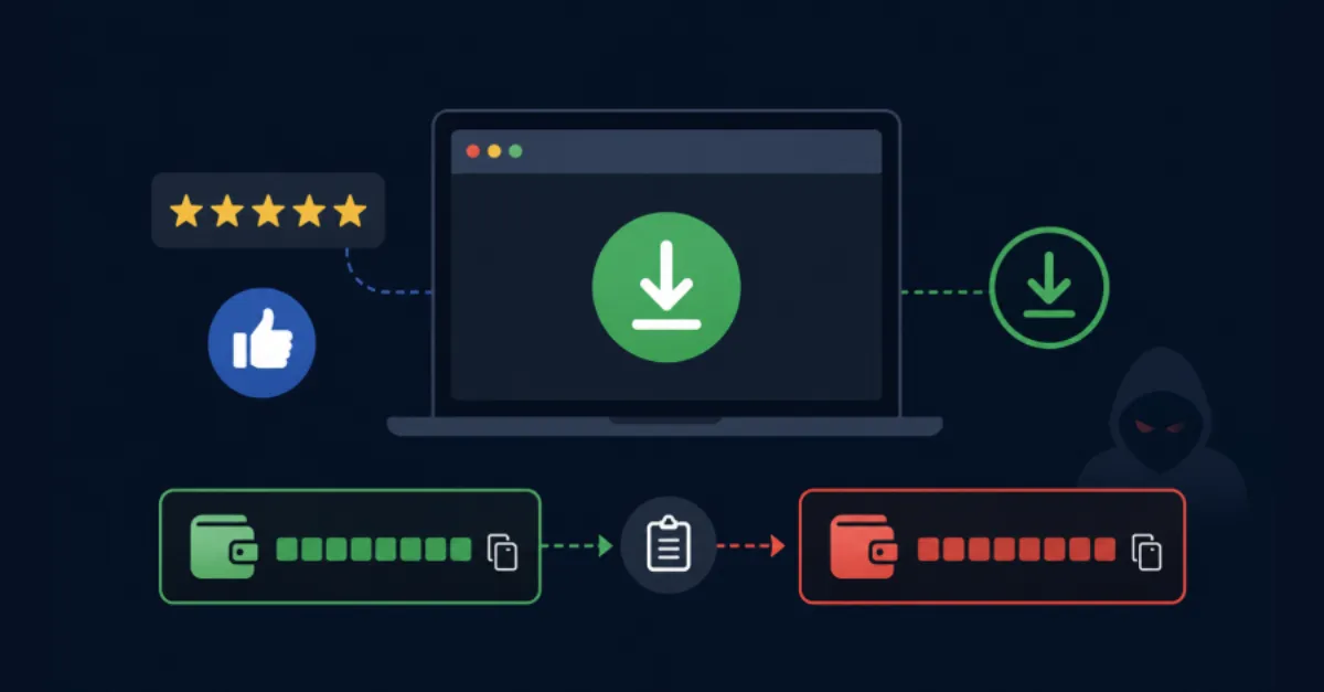 Malware Campaign Exploits Fake Reviews, AI Voiceovers, and VirusTotal to Hijack Crypto Wallets