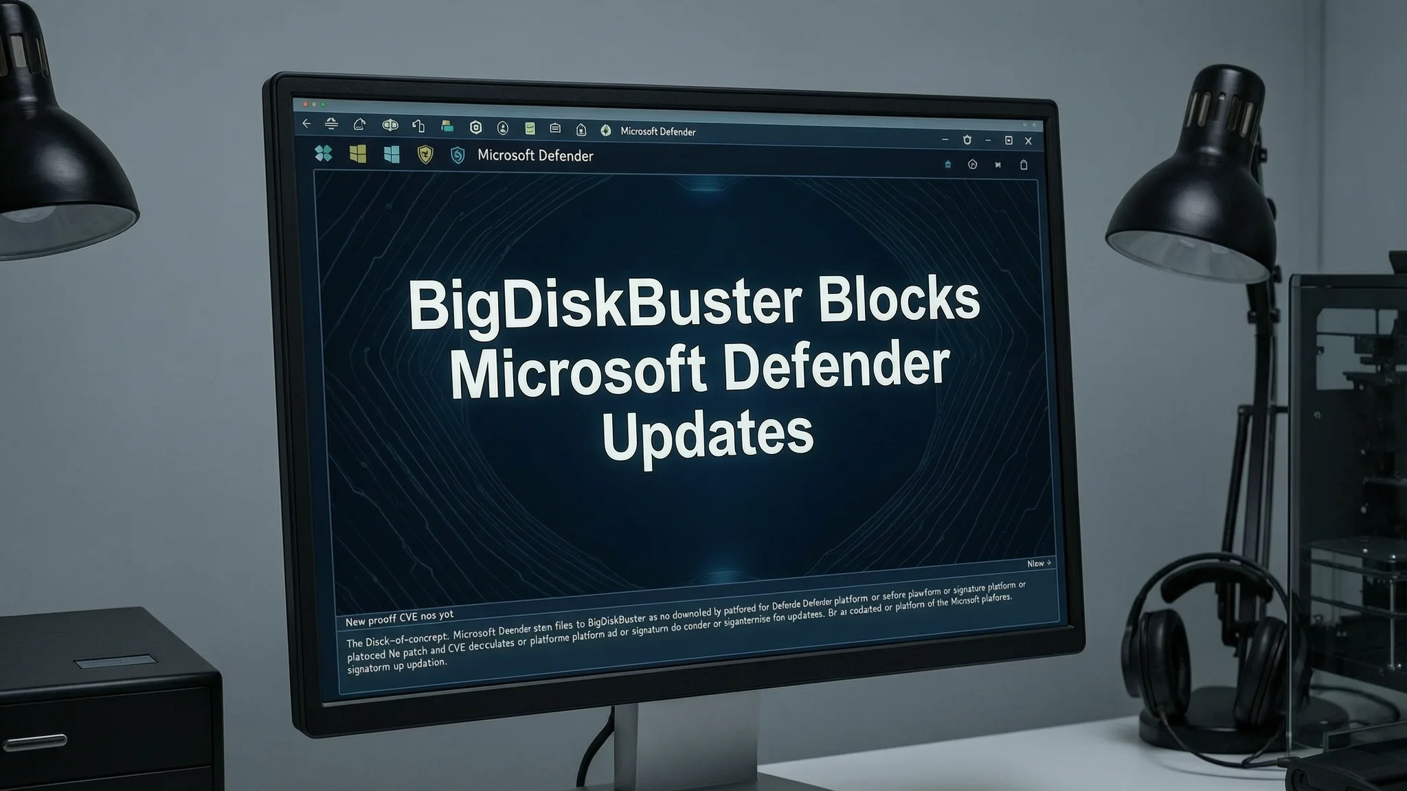 BigDiskBuster Blocks Microsoft Defender Updates