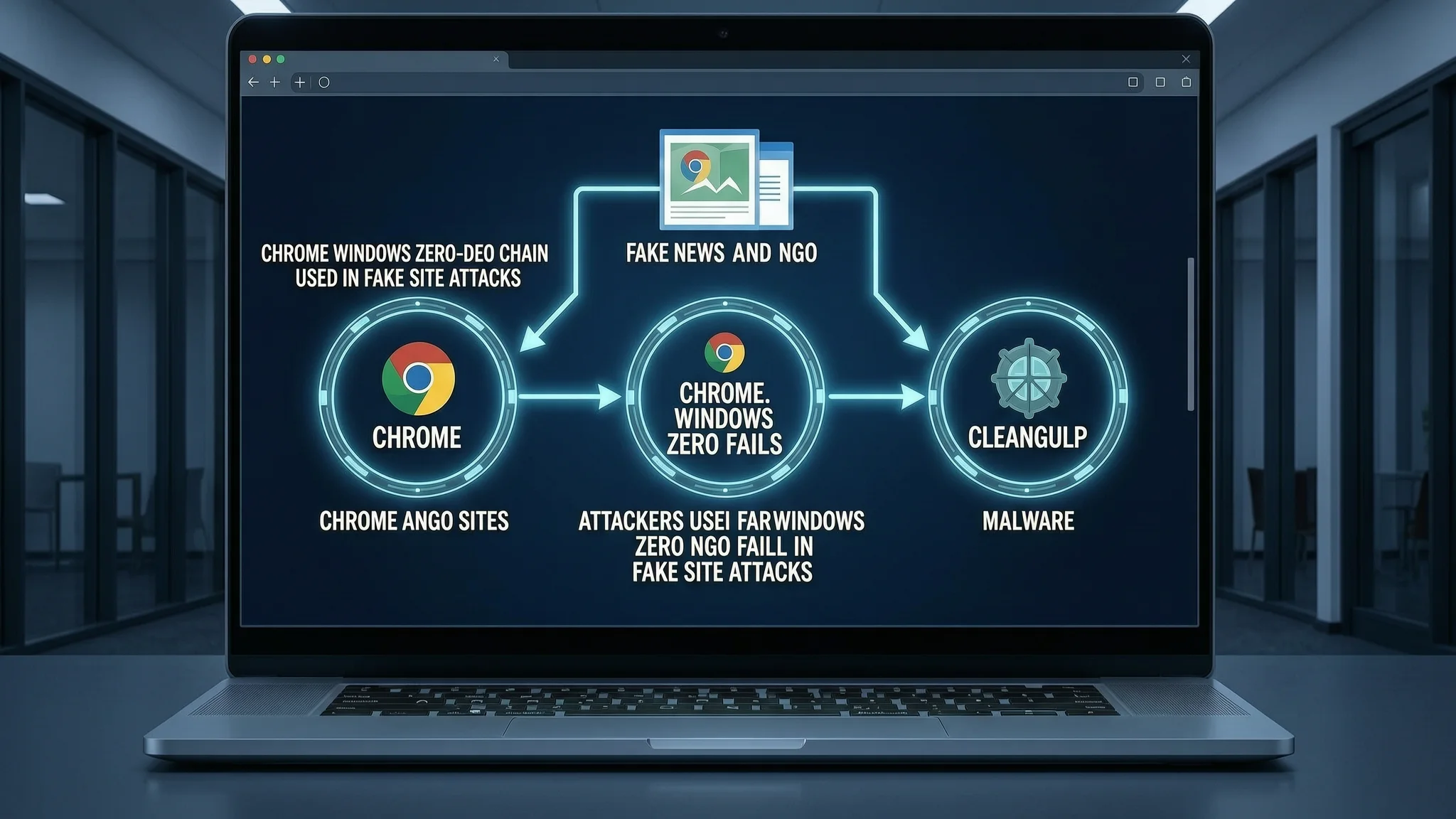 Chrome Windows Zero-Day Chain Used in Fake Site Attacks